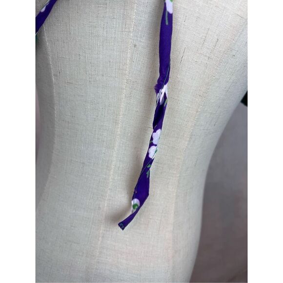 Vintage Volup Bikini Halter Top 1970s Mod MCM Plus Size - Picture 9 of 10